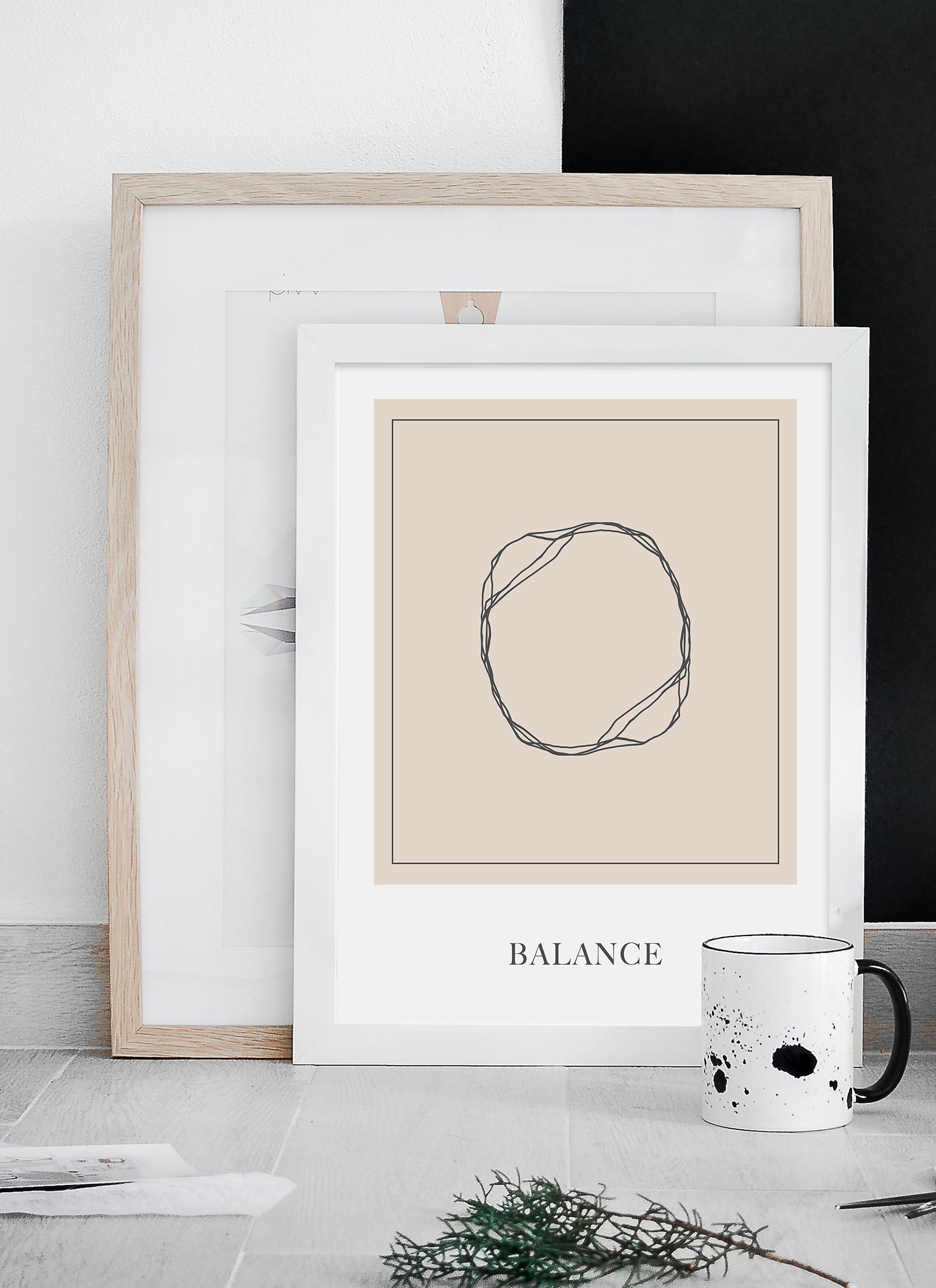 Plakat Abstract Balance bez ramy - obrazek 2
