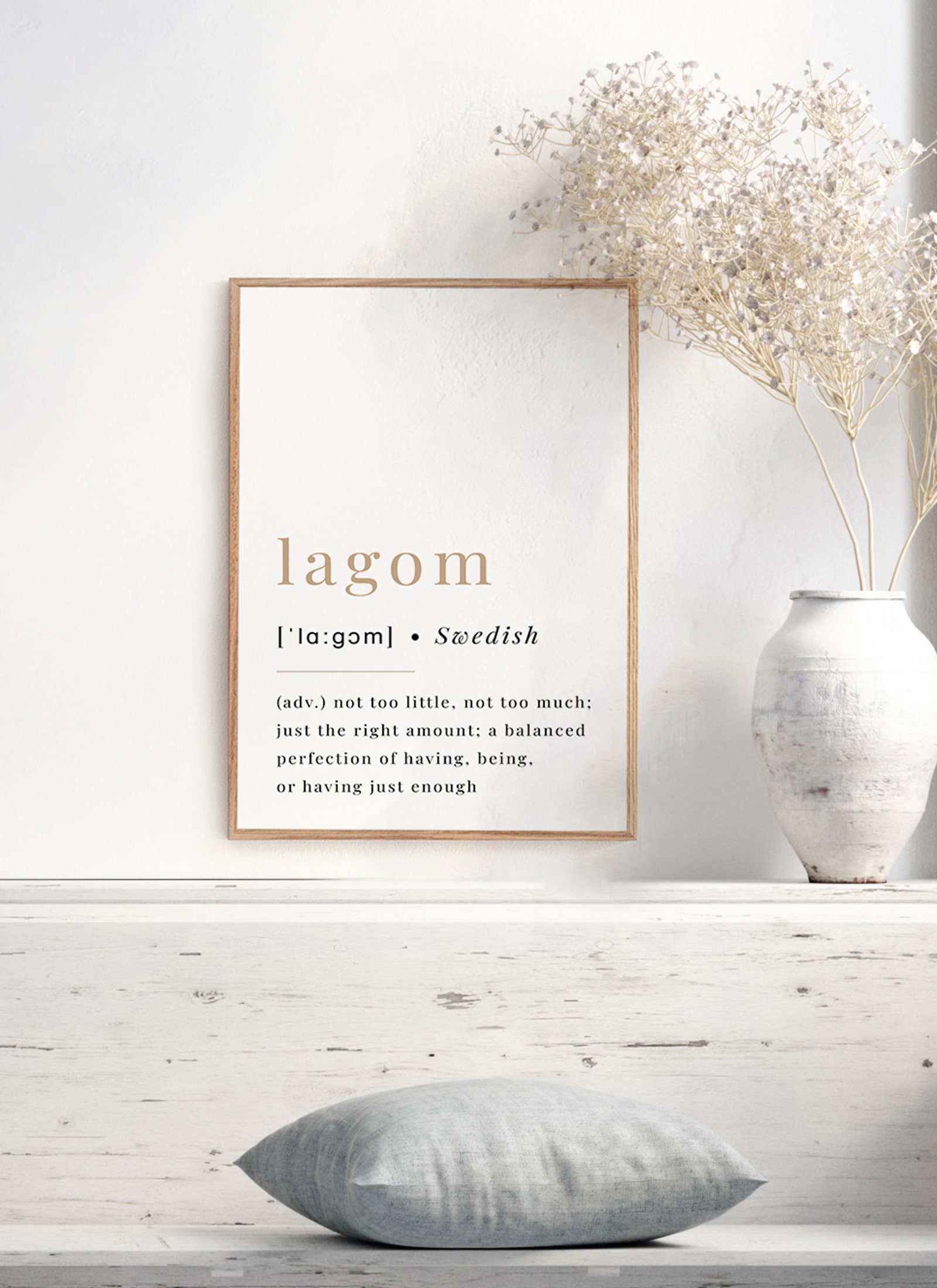 Plakat Lagom bez ramy - obrazek 2