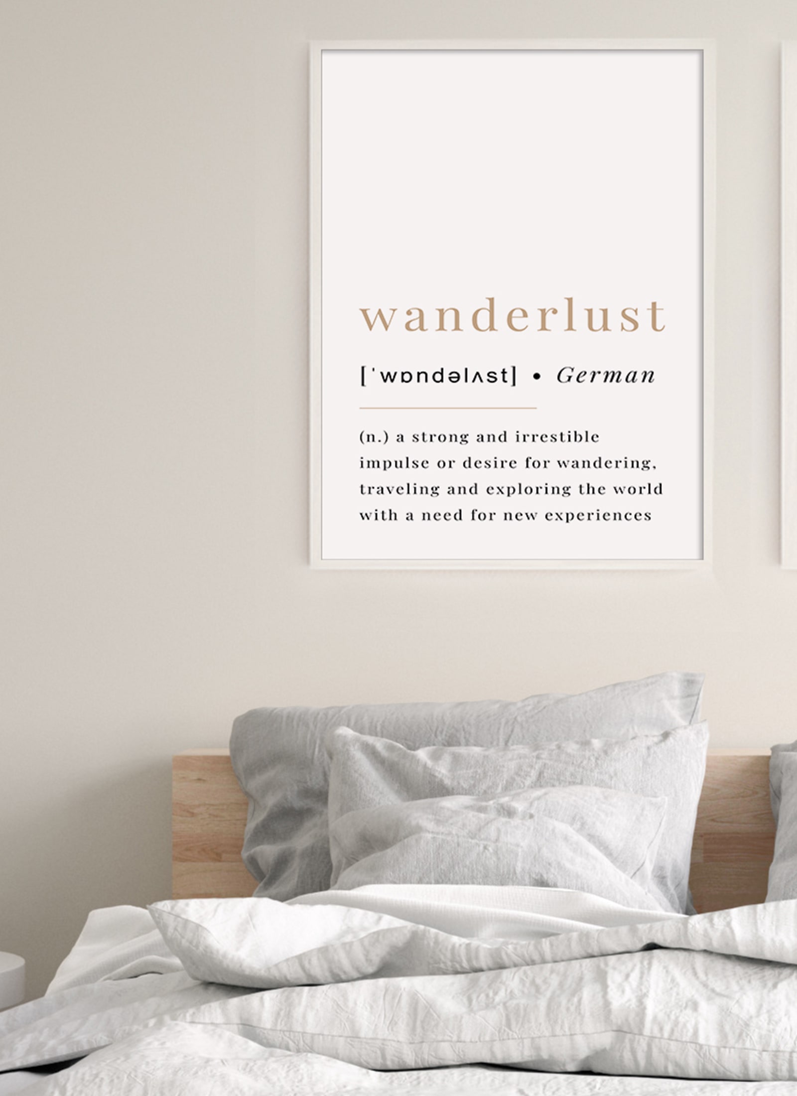 Plakat Wanderlust bez ramy - obrazek 2