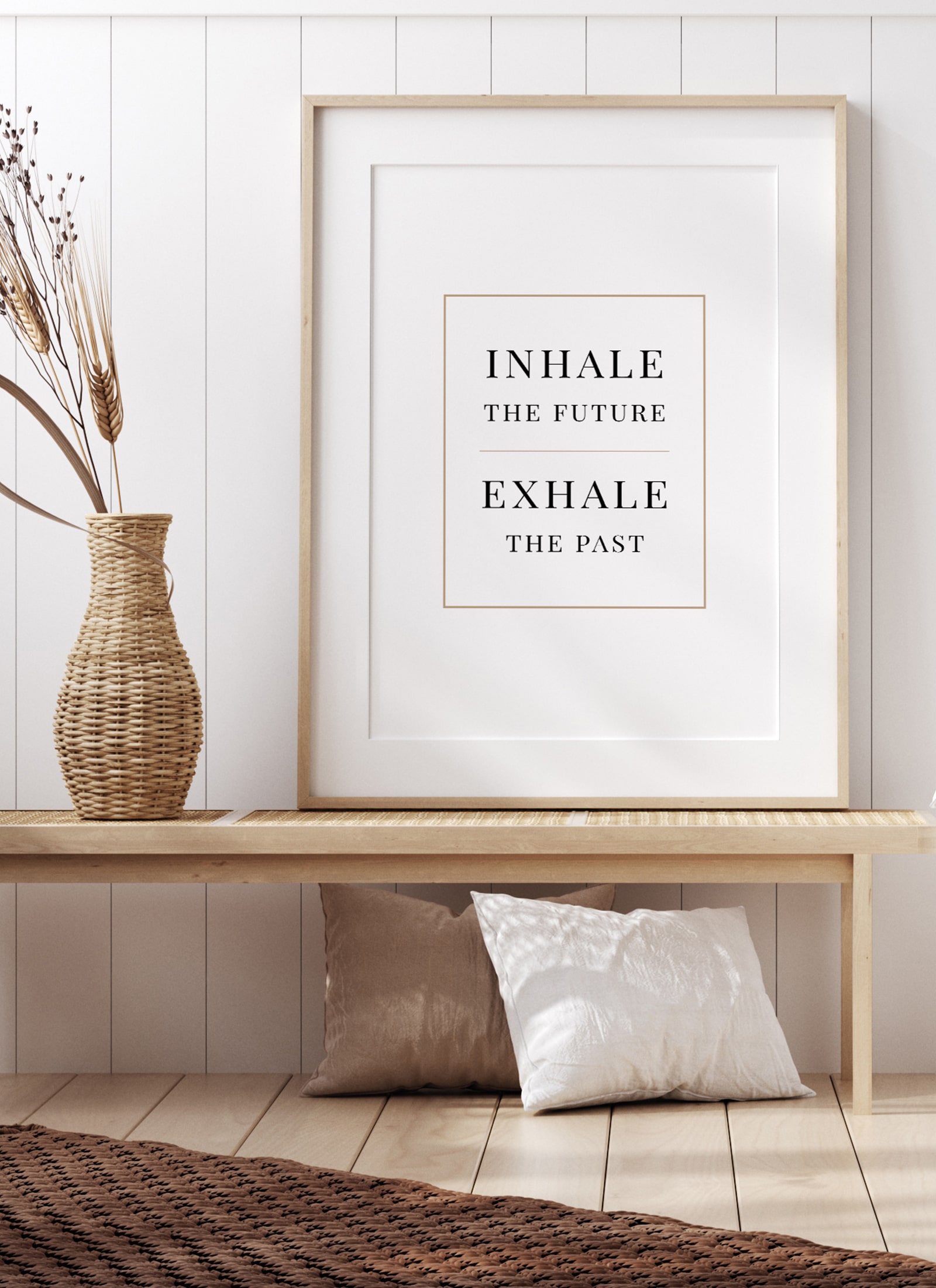 Plakat Inhale the future exhale the past bez ramy - obrazek 2