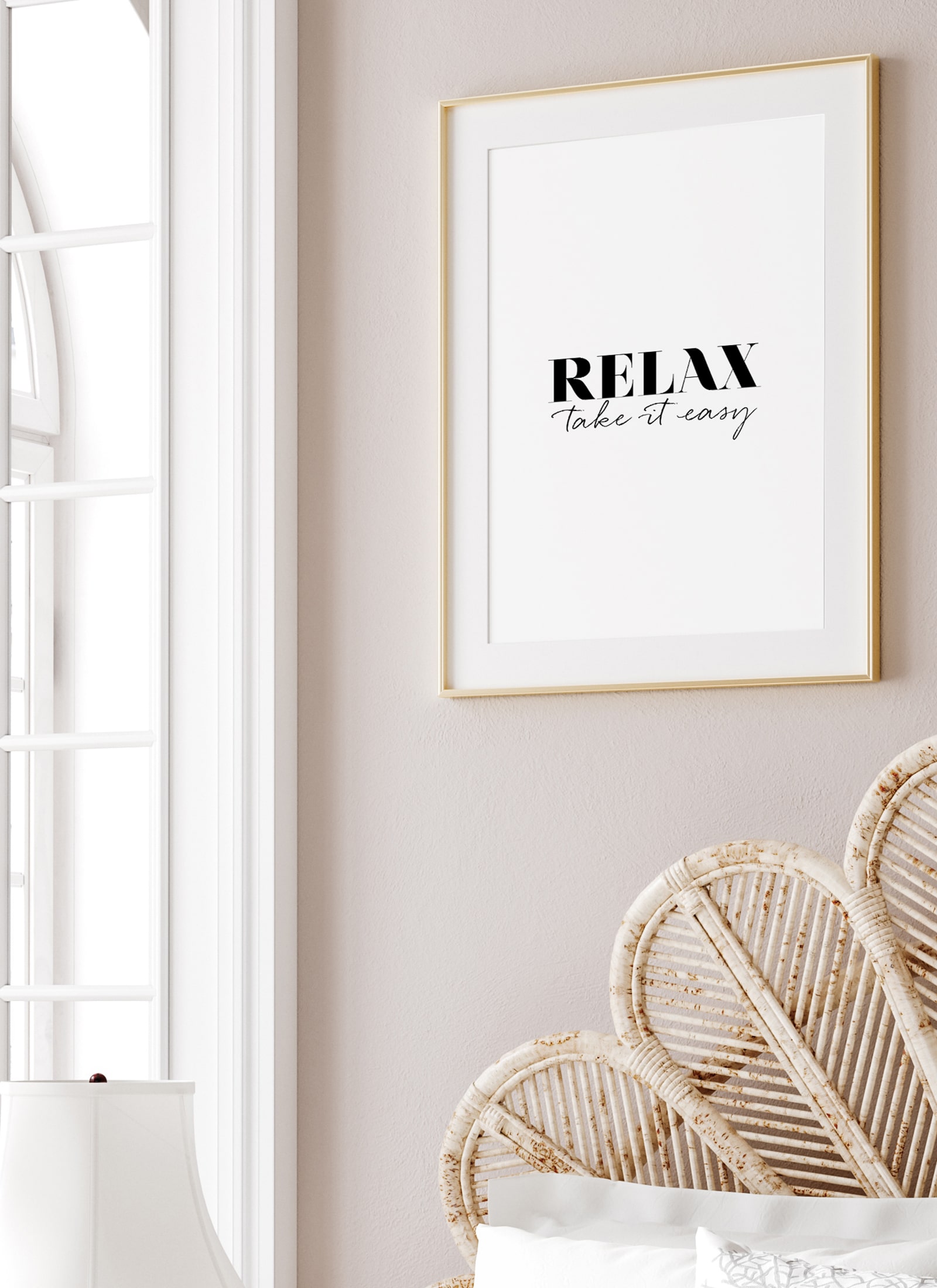 Plakat Relax bez ramy - obrazek 2