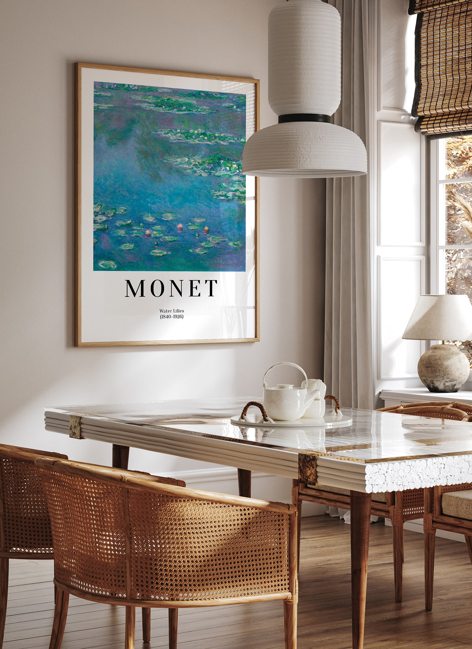 Plakat Claude Monet - Water Lilies (1840-1926) bez ramy - obrazek 2