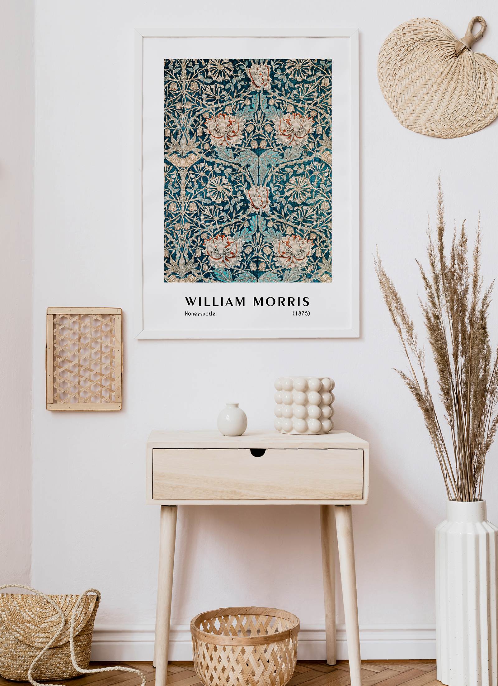 Plakat William Morris - Honeysuckle (1875) bez ramy - obrazek 2