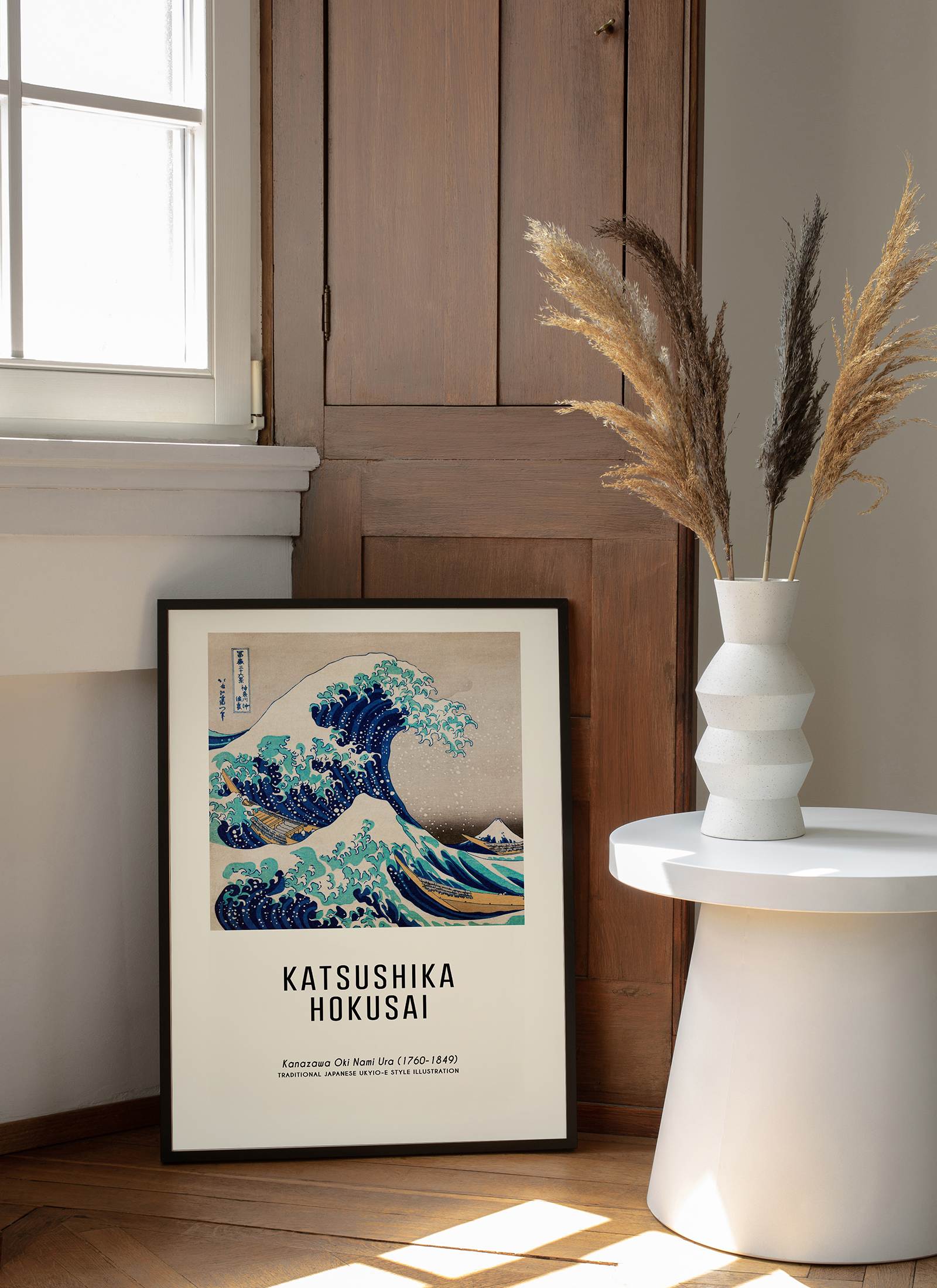 Plakat Katsushika Hokusai - Kanagawa Oki Nami Ura (1760-1849) bez ramy - obrazek 2