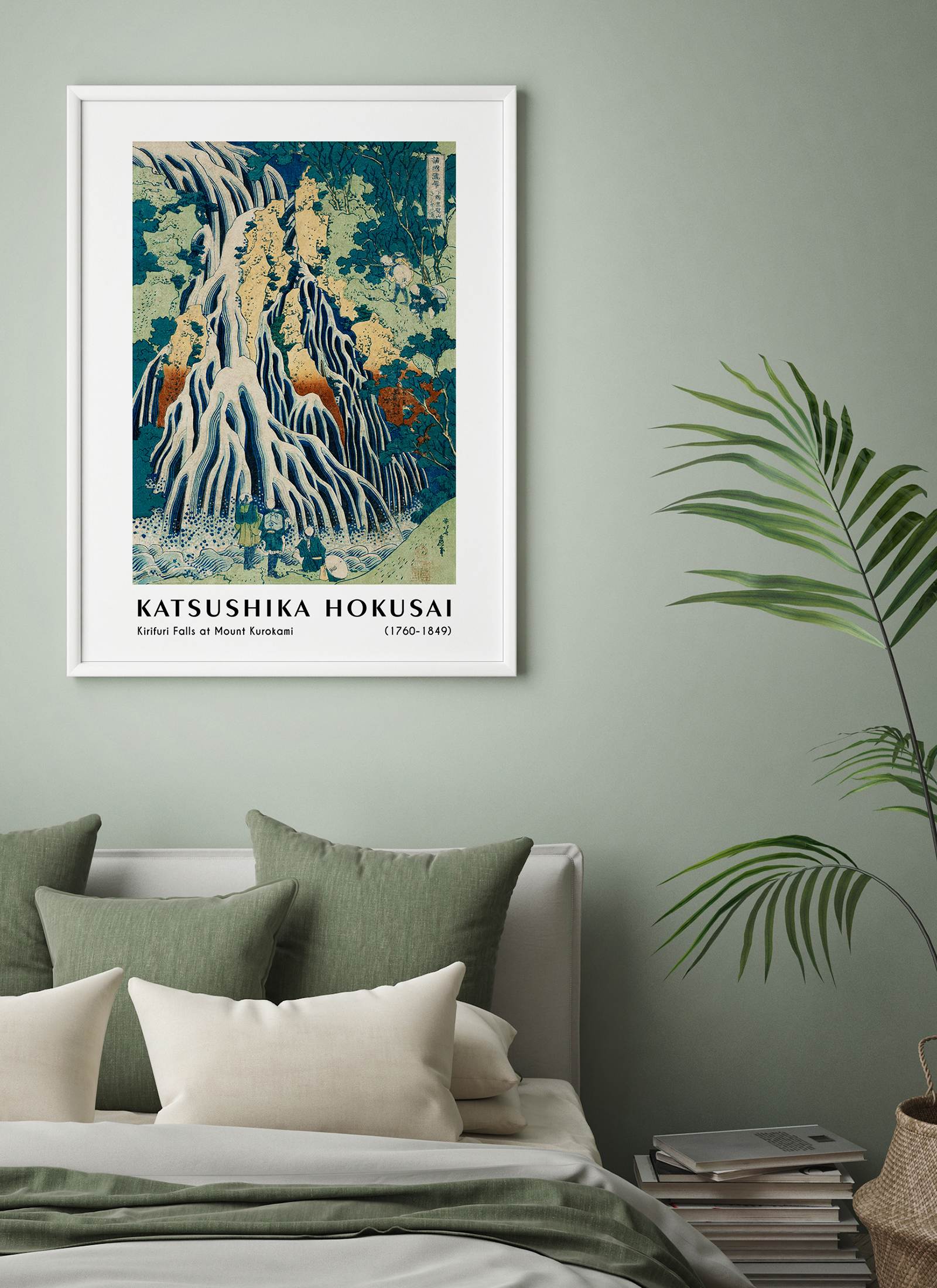Plakat Katsushika Hokusai - Kirifuri Falls at Mount Kurokami (1760-1849) bez ramy - obrazek 2