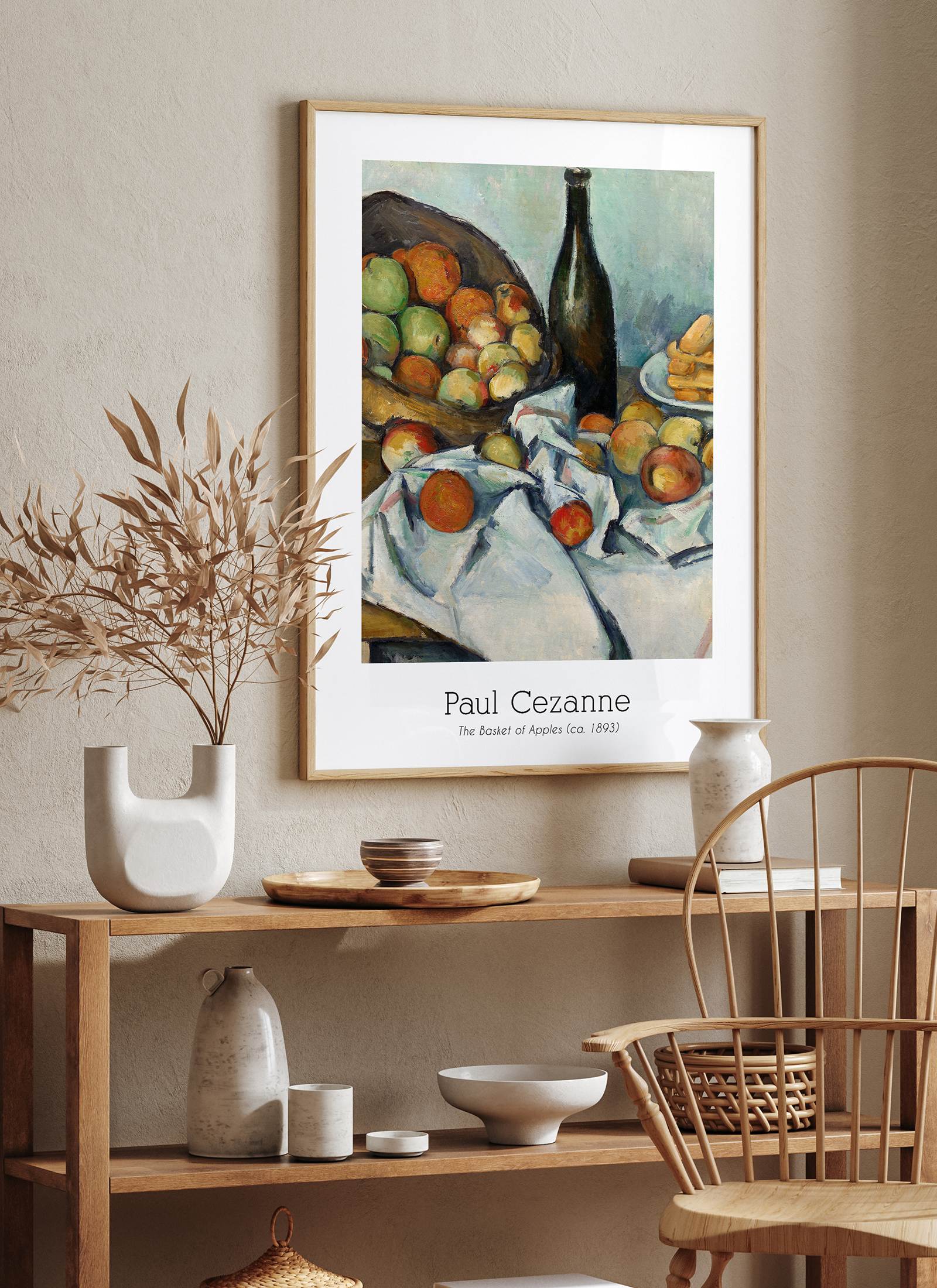 Plakat Paul Cezanne - The Basket of Apples (ca. 1893) bez ramy - obrazek 2