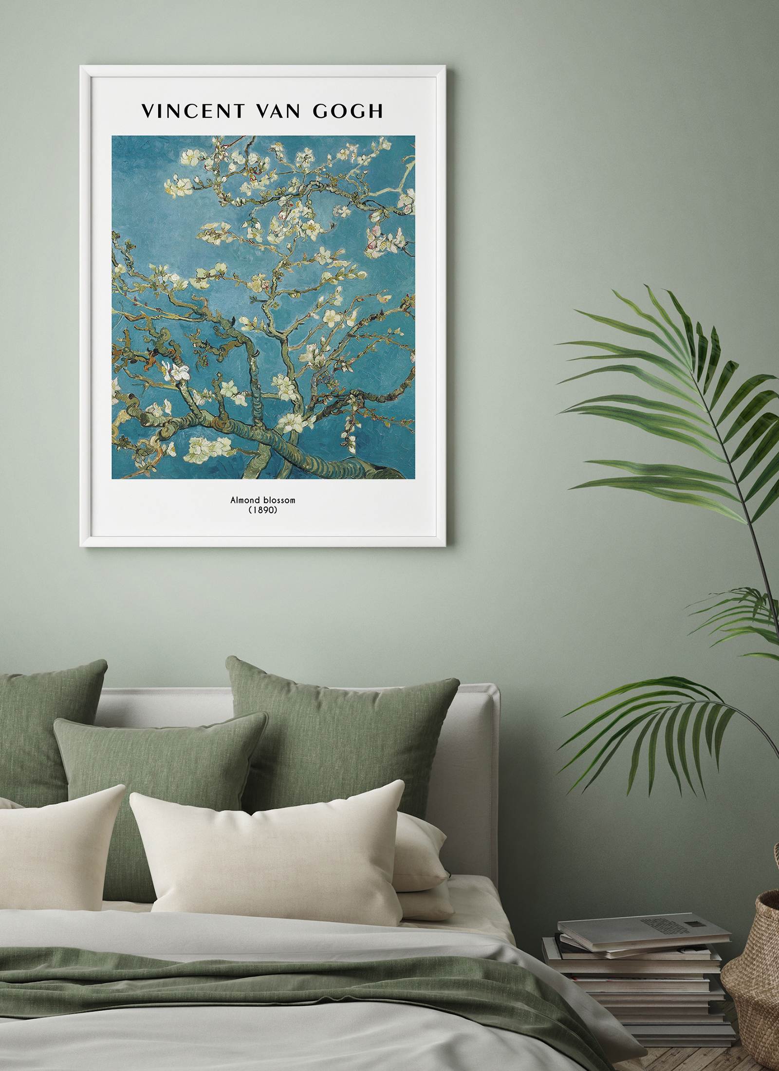 Plakat Vincent Van Gogh - Almond blossom (1890) bez ramy - obrazek 2