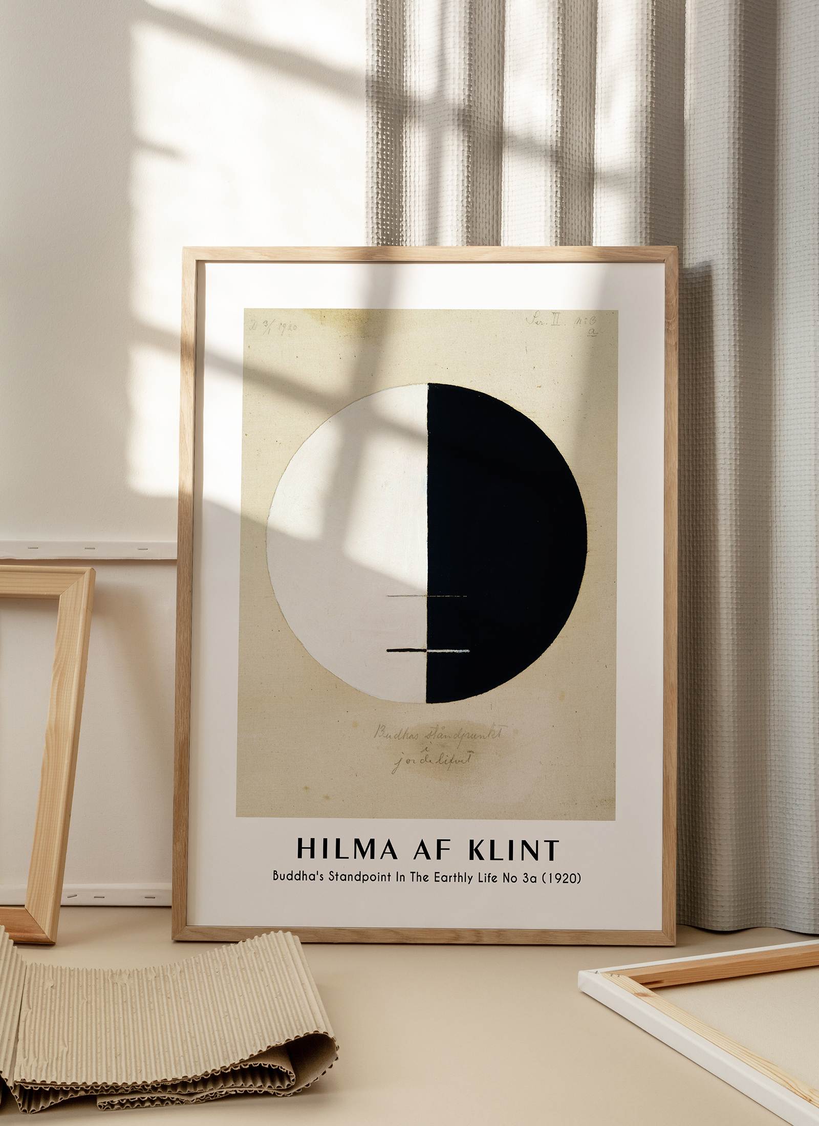 Plakat Hilma af Klint - Buddha's Standpoint in the earthly life no 3a (1920) bez ramy - obrazek 2