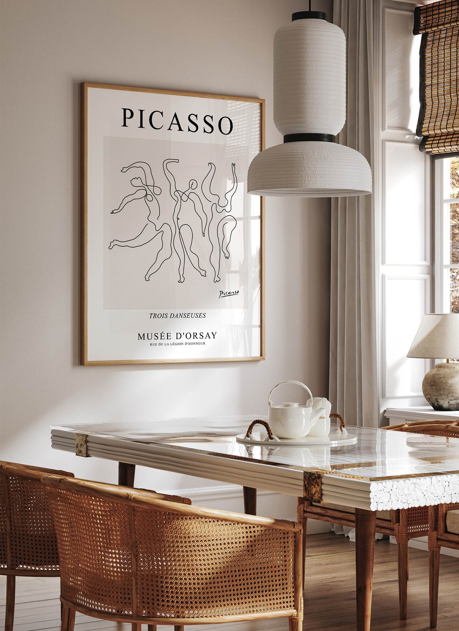 Plakat Picasso Trois danseuses Musée D'orsay bez ramy - obrazek 2