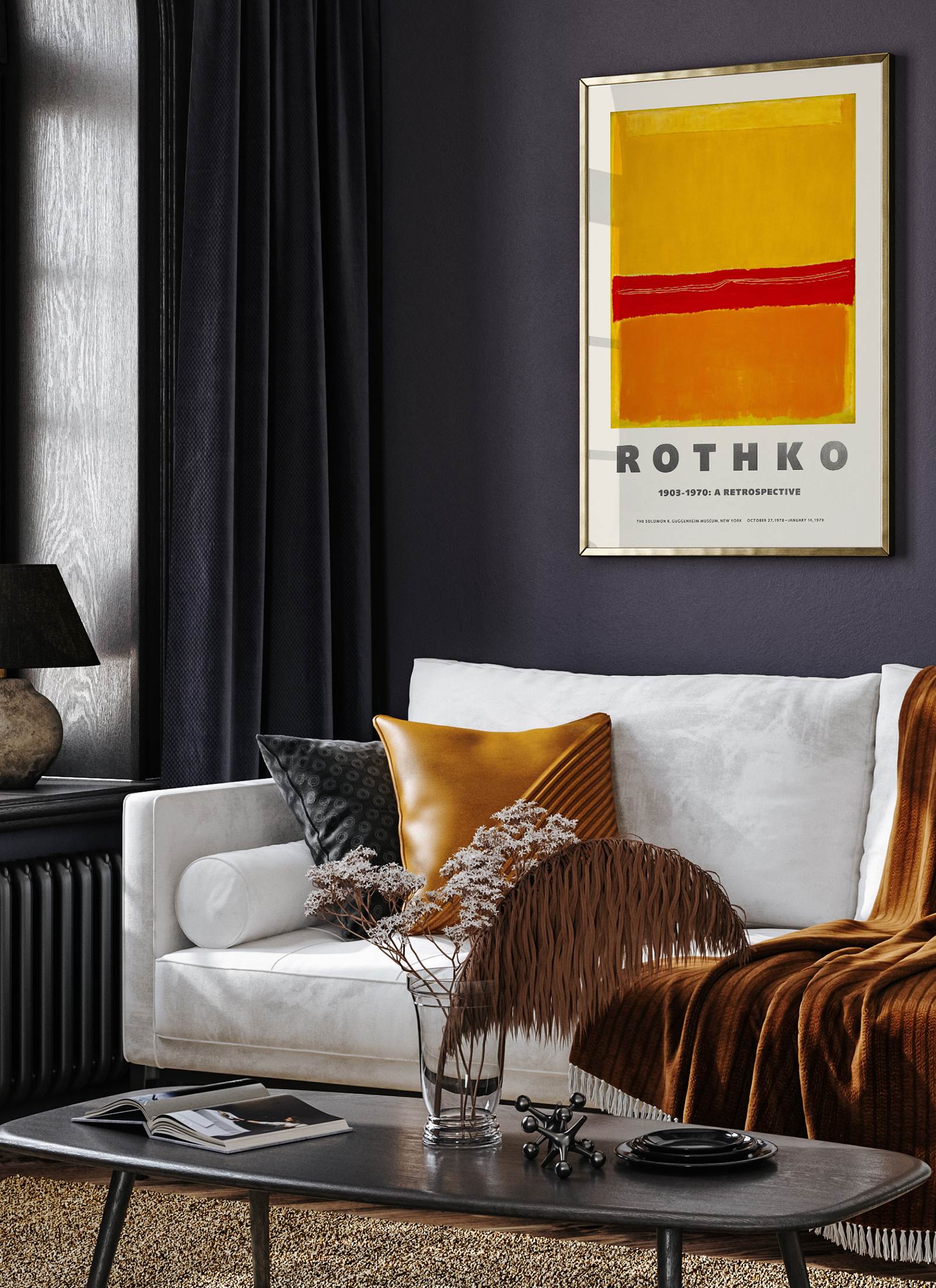 Plakat Rothko - 1903-1970: A retrospective 2 bez ramy - obrazek 2