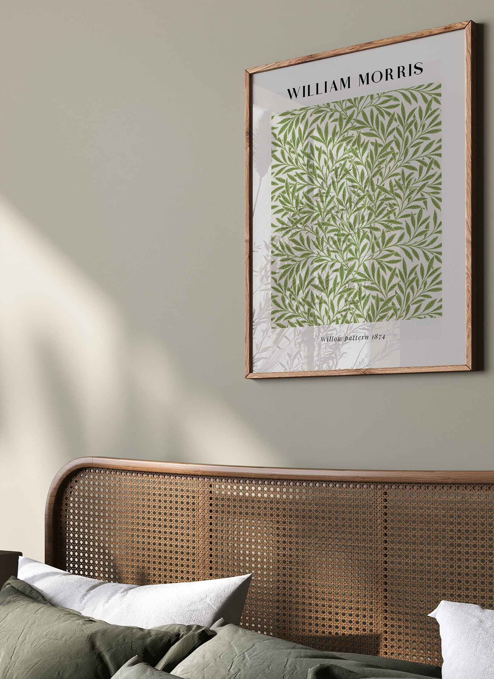 Plakat William Morris - Willow pattern bez ramy - obrazek 2